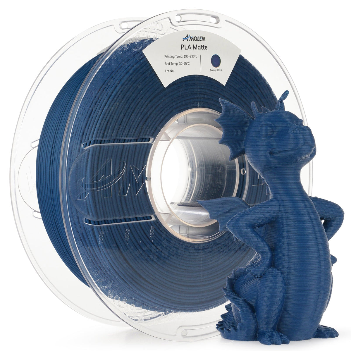 AMOLEN Matte PLA Filament, 1.75mm, 1kg