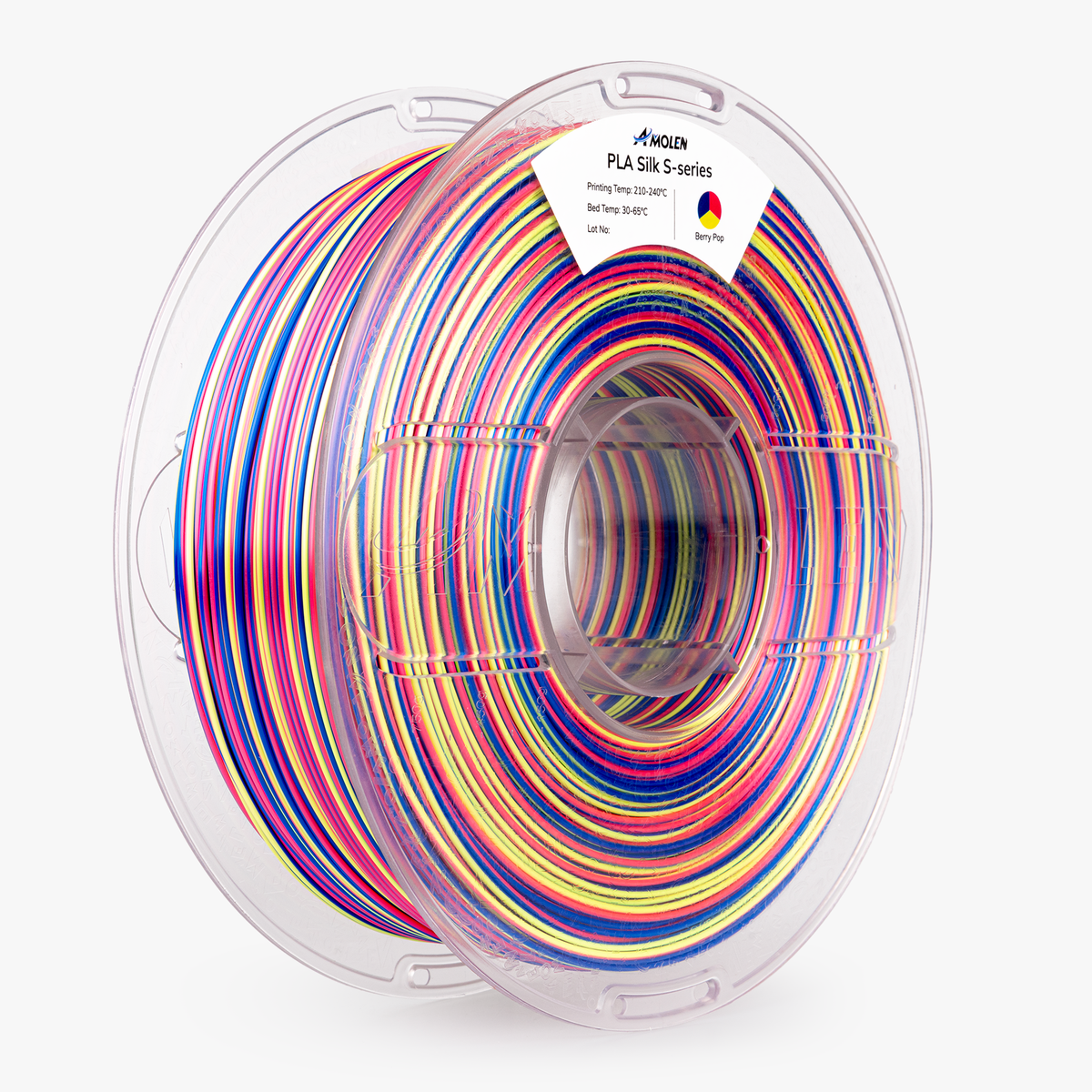 AMOLEN S-Series Multicolor Silk PLA, 1.75mm, 1kg