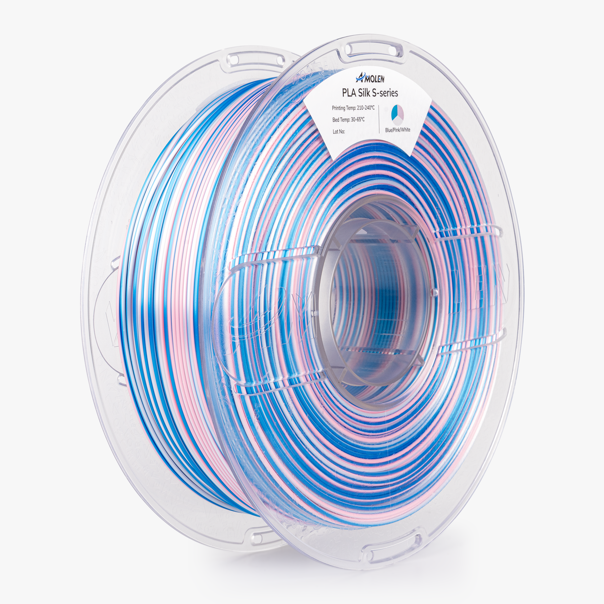 AMOLEN S-Series Multicolor Silk PLA, 1.75mm, 1kg