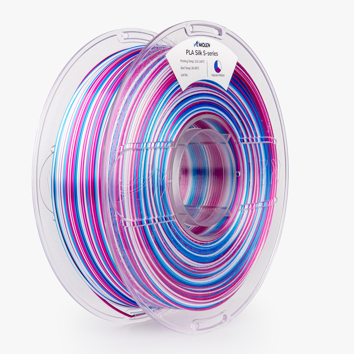AMOLEN S-Series Multicolor Silk PLA, 1.75mm, 1kg