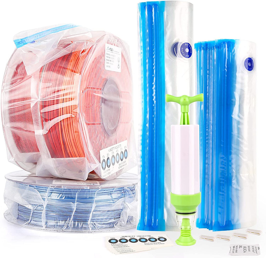 Vacuum Filament Storage Kit - 16 Bags + Automatic Pump