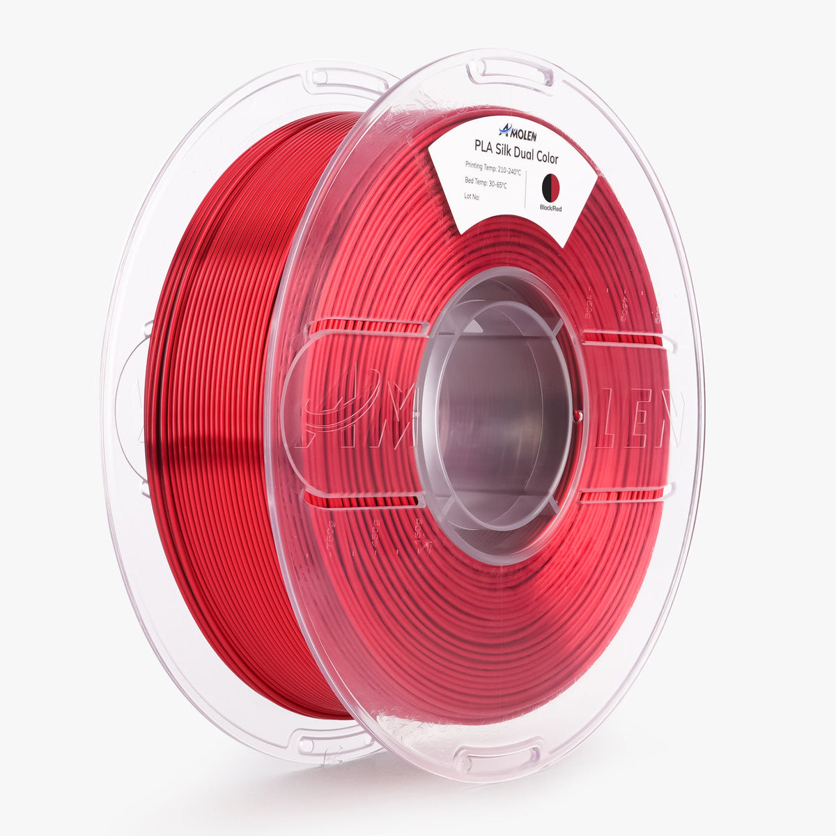 AMOLEN Dual-Color Silk PLA Filament, 1.75mm, 1kg