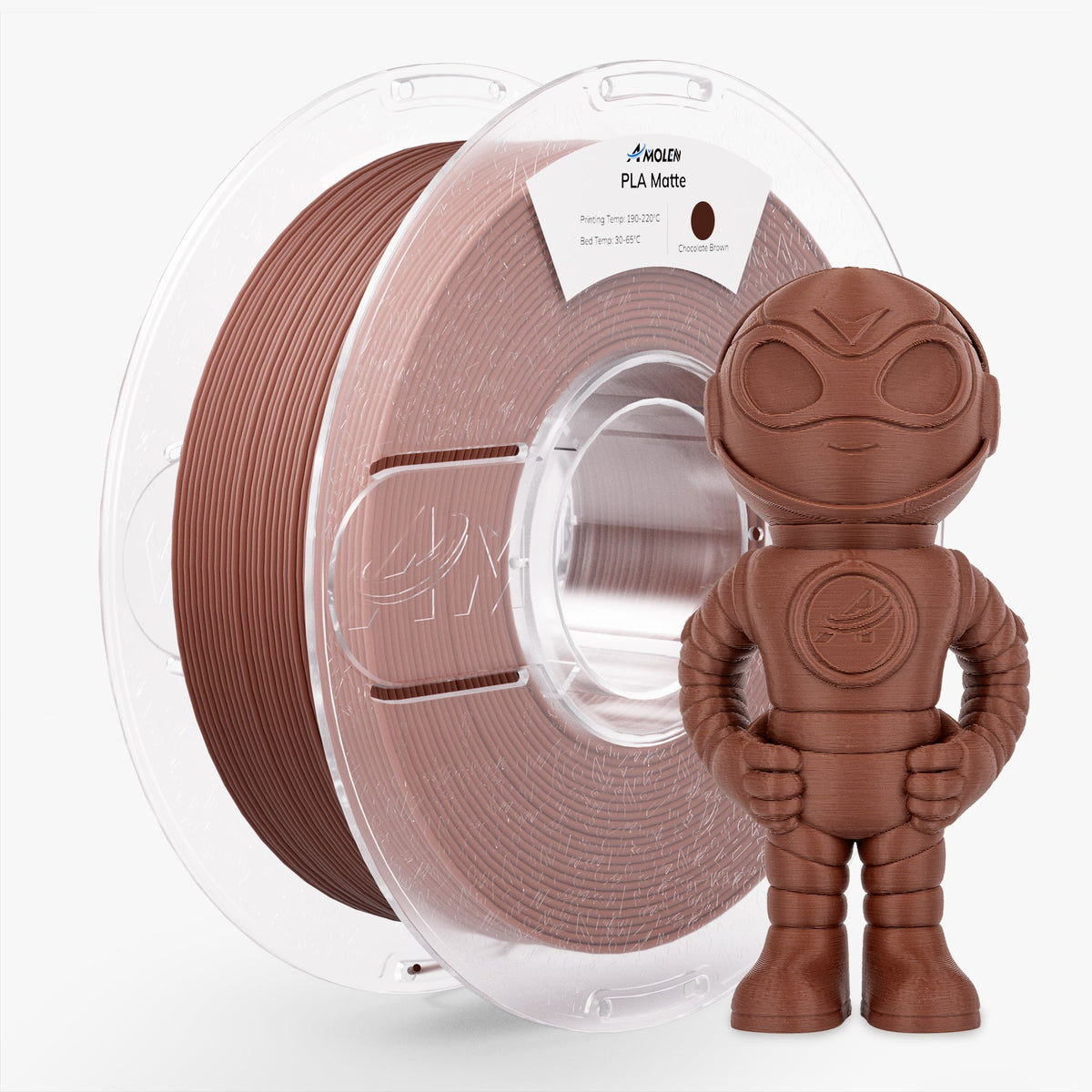 AMOLEN Matte PLA Filament, 1.75mm, 1kg