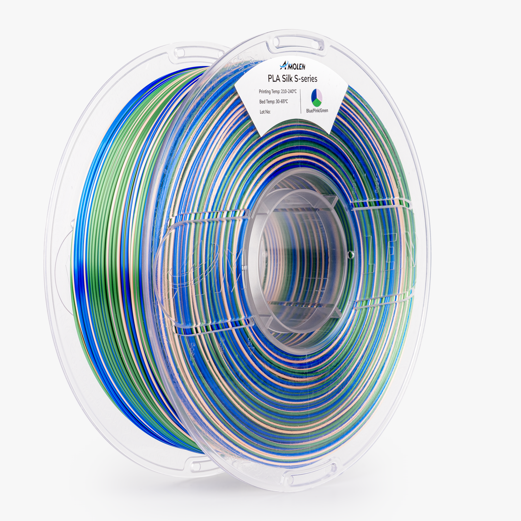 AMOLEN S-Series Multicolor Silk PLA, 1.75mm, 1kg