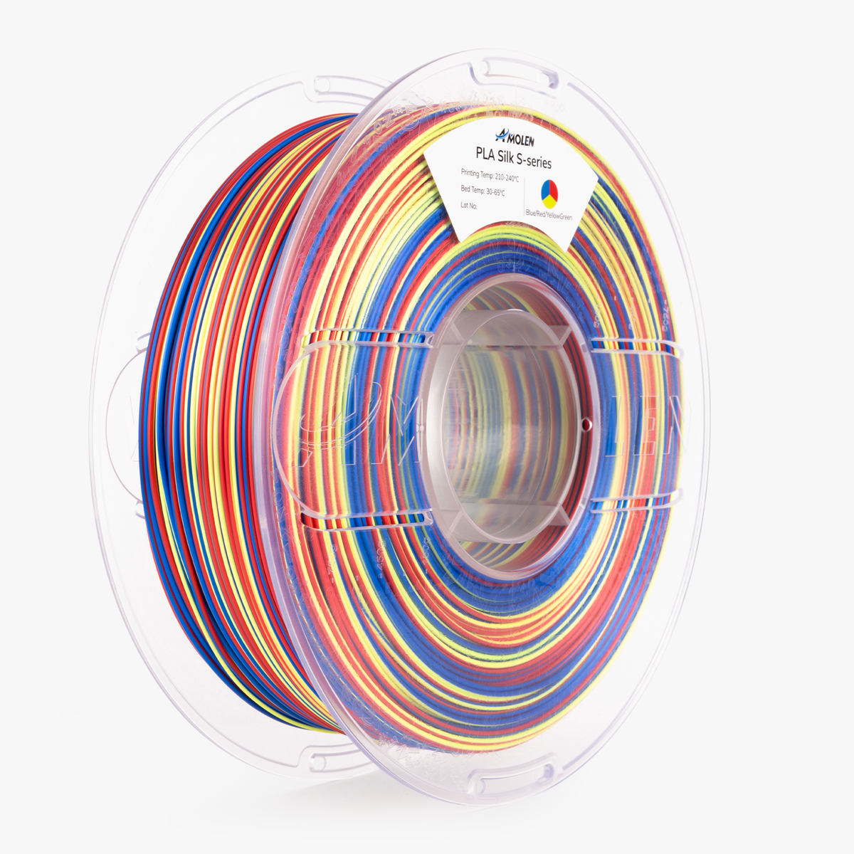 AMOLEN S-Series Multicolor Silk PLA, 1.75mm, 1kg