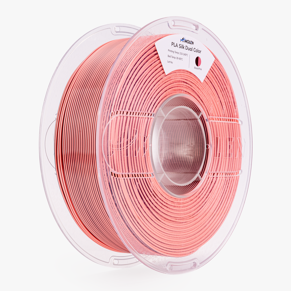 AMOLEN Dual-Color Silk PLA Filament, 1.75mm, 1kg