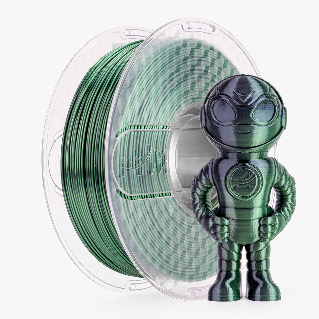 AMOLEN Dual-Color Silk PLA Filament, 1.75mm, 1kg