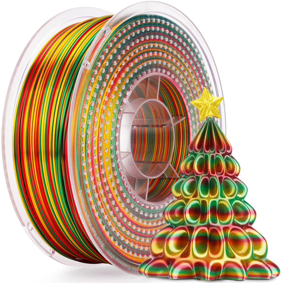 AMOLEN S-Series Multicolor Silk PLA, 1.75mm, 1kg