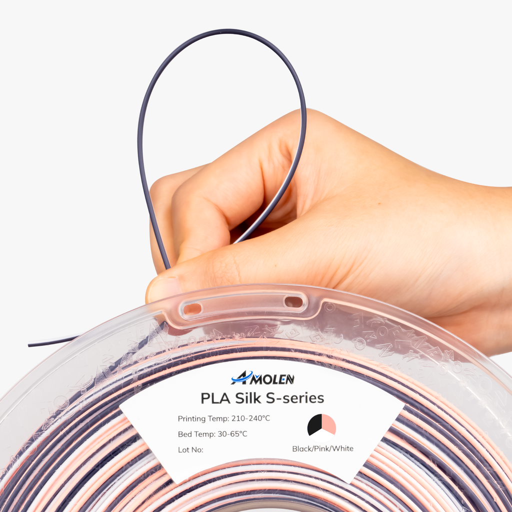 AMOLEN S-Series Multicolor Silk PLA, 1.75mm, 1kg