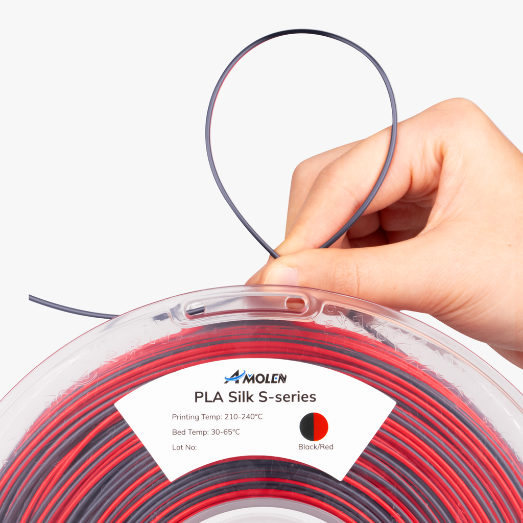 AMOLEN S-Series Multicolor Silk PLA, 1.75mm, 1kg