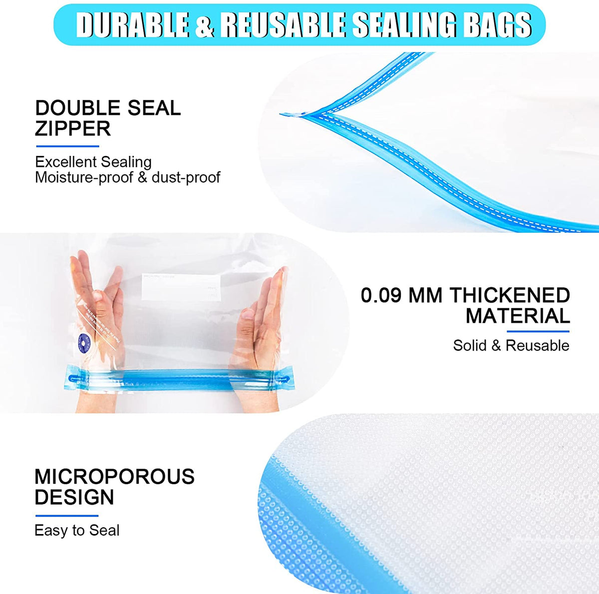 Vacuum Filament Storage Kit - 16 Bags + Automatic Pump