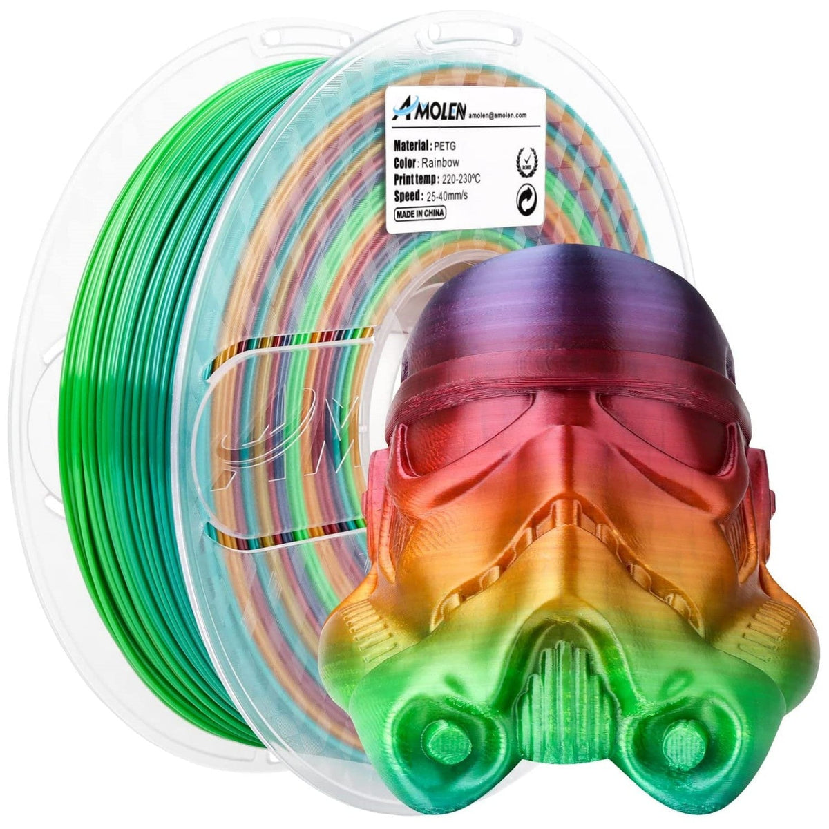 AMOLEN PETG Filament, 1.75mm, 1kg